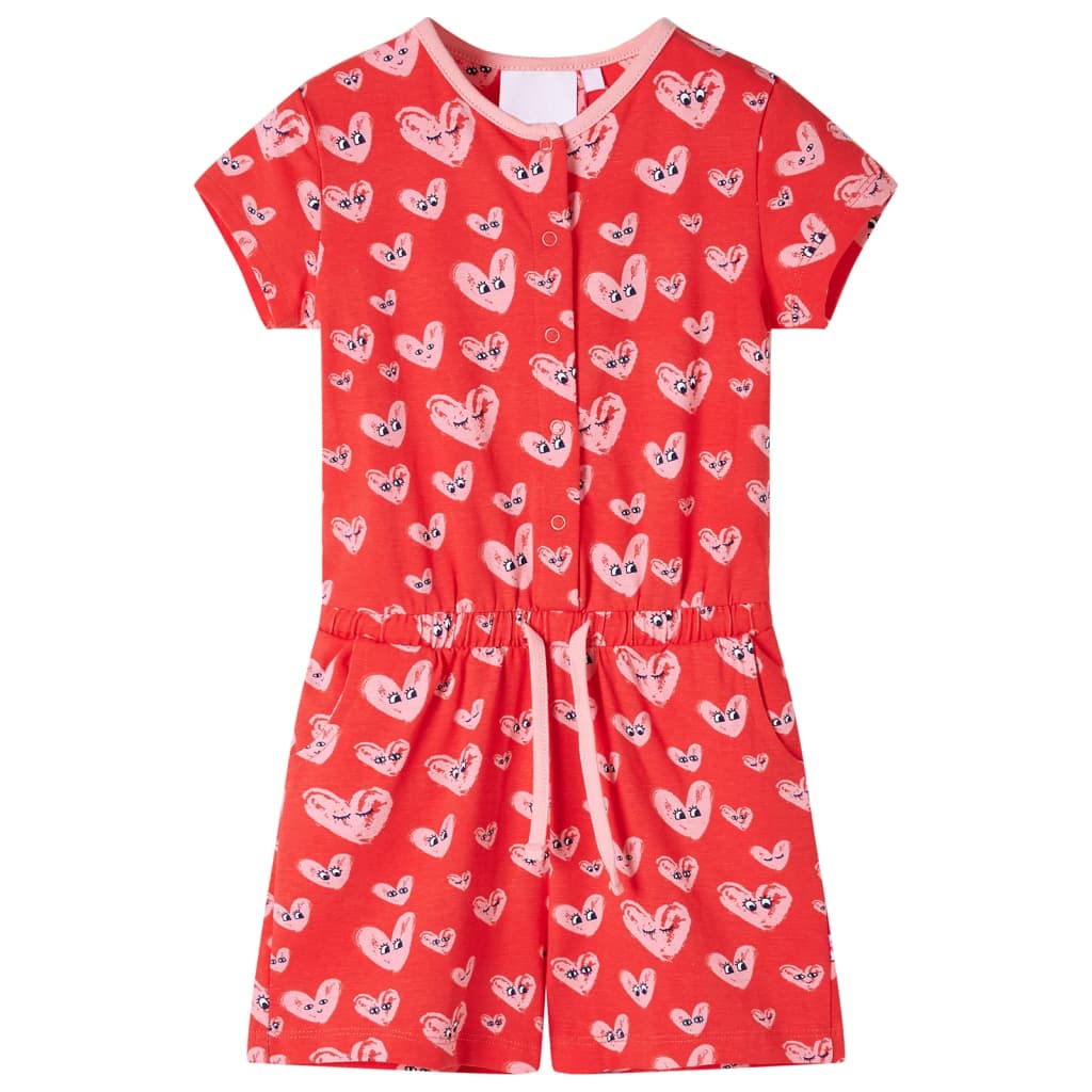 VidaXL Combinaison enfant 104 rouge