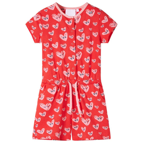 VidaXL Combinaison enfant 104 rouge