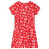 VidaXL Combinaison enfant 104 rouge