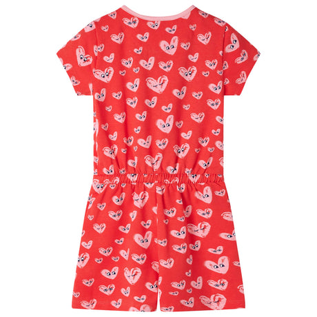 VidaXL Combinaison enfant 140 rouge