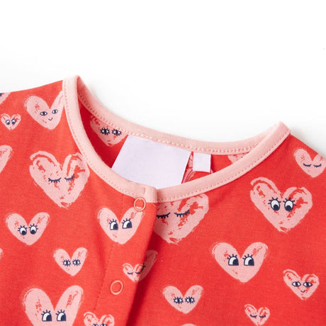 VidaXL Combinaison enfant 140 rouge