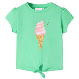 VidaXL Chemise enfant 128 vert clair