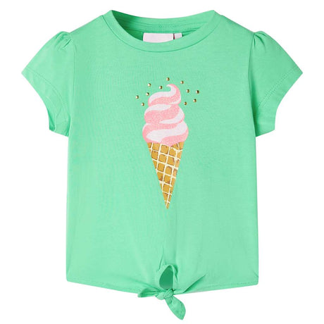 VidaXL Chemise enfant 128 vert clair