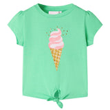 VidaXL chemise enfant 140 vert clair