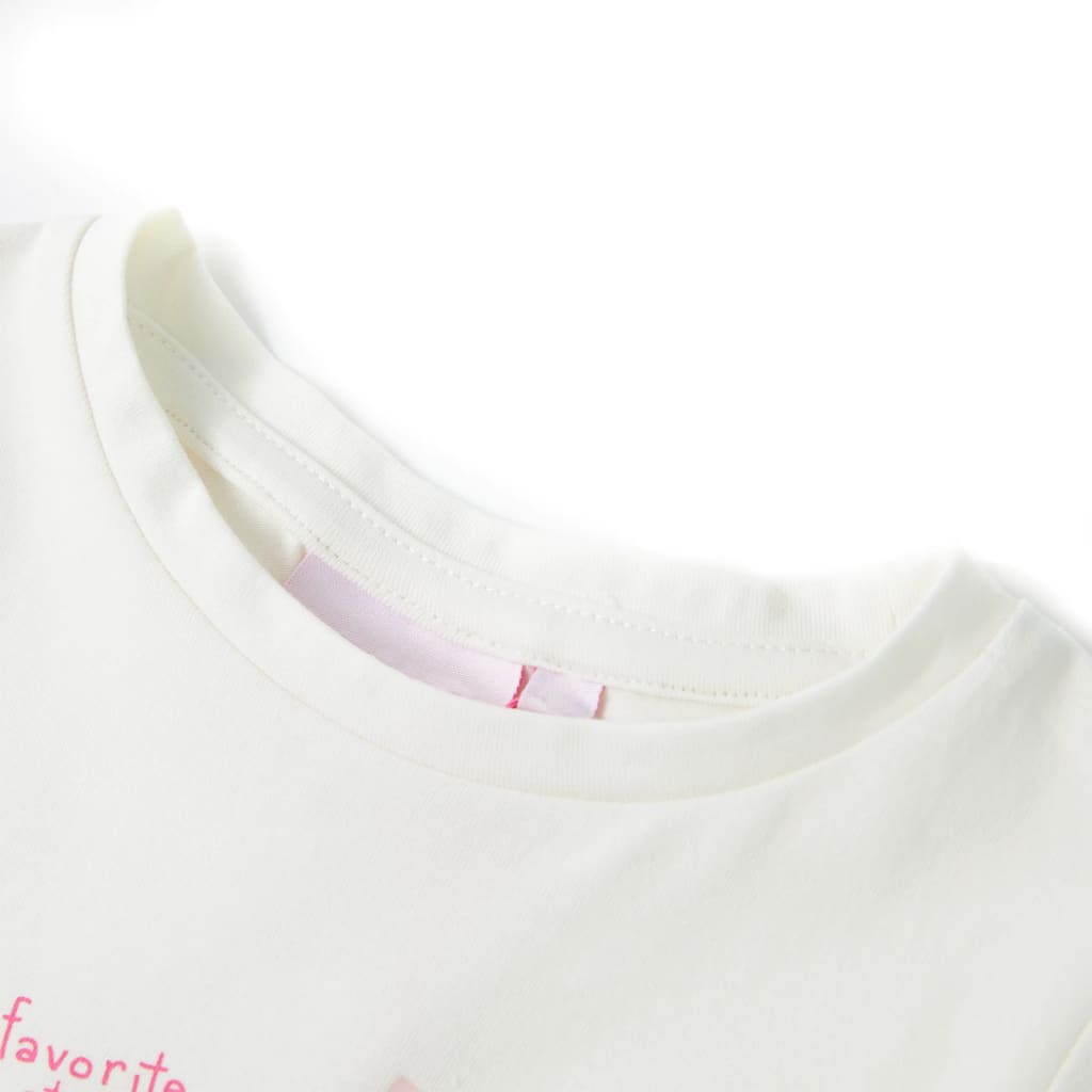 VidaXL Chemise enfant 104 écru