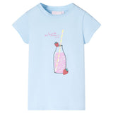 VidaXL chemise enfant 116 bleu doux