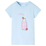 VidaXL Chemise enfant 128 bleu doux