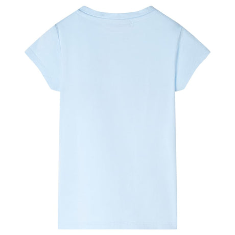 VidaXL Chemise enfant 140 bleu doux