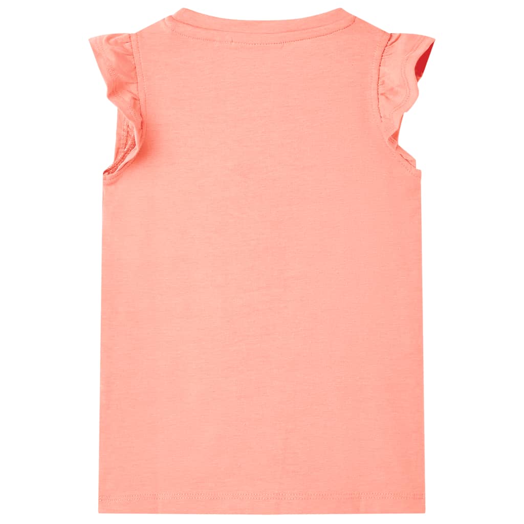 VidaXL Chemise enfant 92 corail fluo