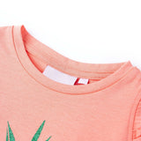 VidaXL Chemise enfant 92 corail fluo