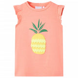 VidaXL Chemise enfant 104 corail fluo