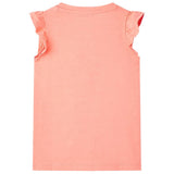 VidaXL Chemise enfant 140 corail fluo