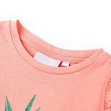 VidaXL Chemise enfant 140 corail fluo