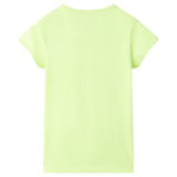 VidaXL Chemise enfant 92 jaune fluo
