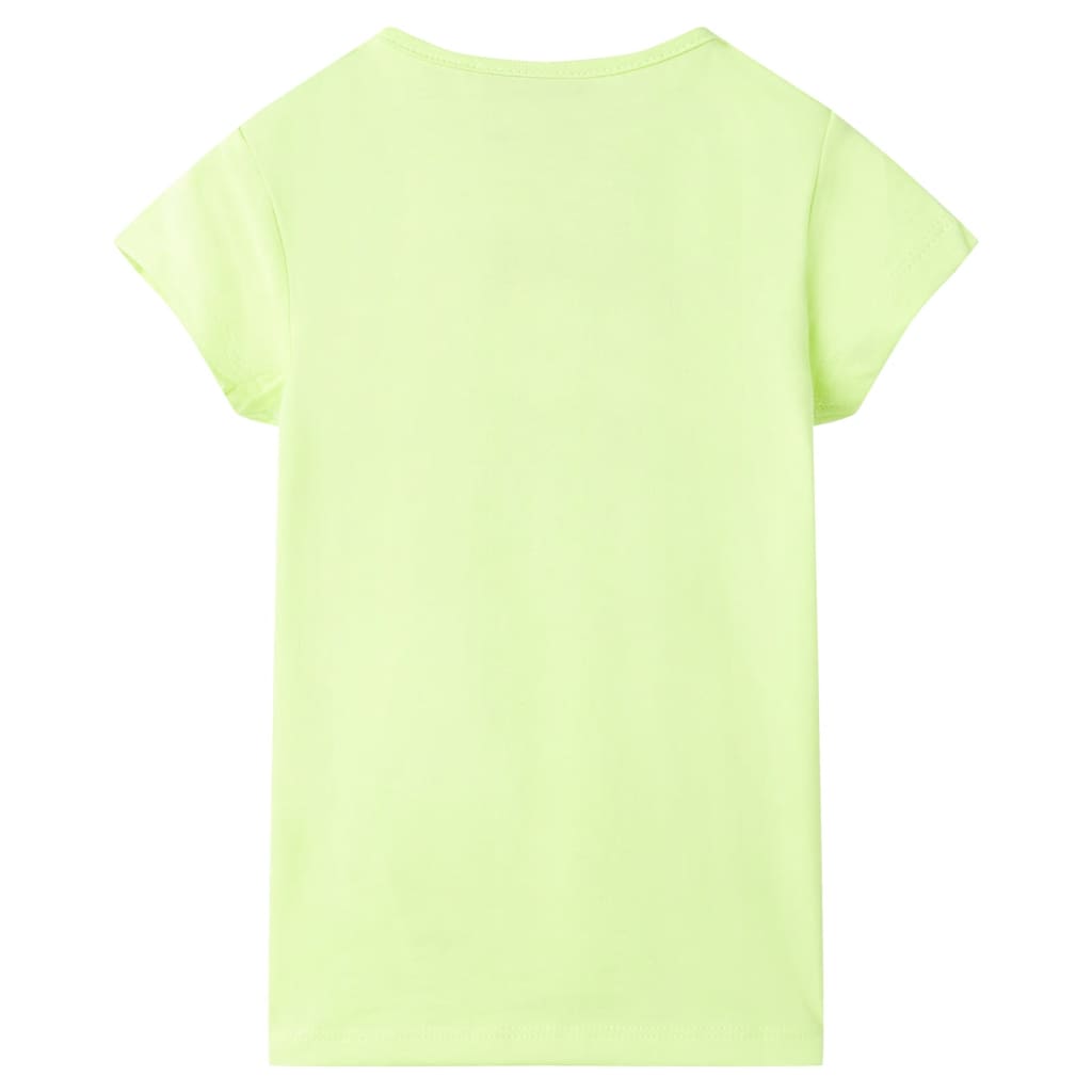 VidaXL Chemise enfant 104 jaune fluo
