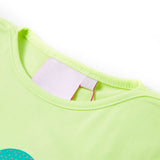 VidaXL Chemise enfant 116 jaune fluo