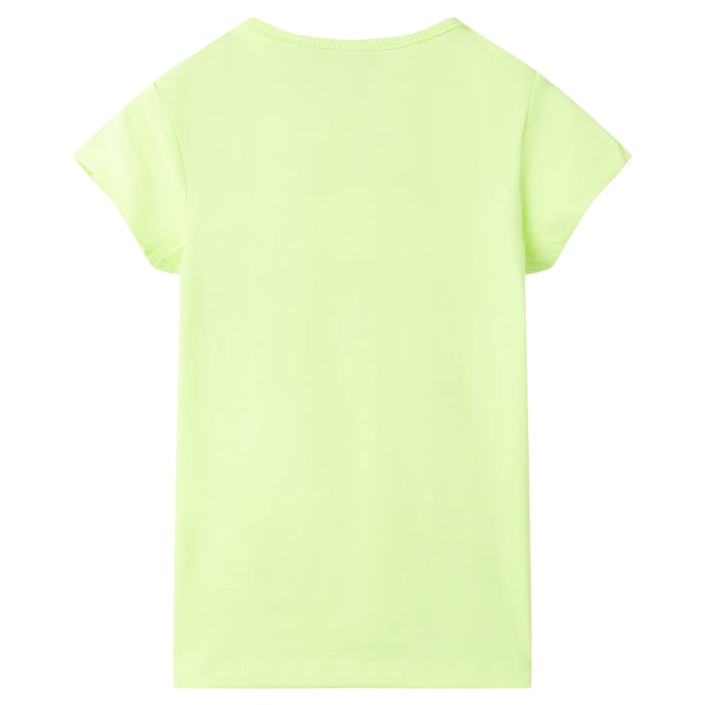 VidaXL Chemise enfant 128 jaune fluo