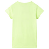 VidaXL Chemise enfant 140 jaune fluo