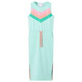 VidaXL Robe enfant avec cordon 104 menthe clair