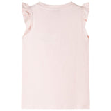 VidaXL Children's shirt with ruffles on the sleeves 92 soft pink