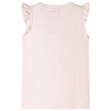 VidaXL Chemise enfant avec volants sur les manches 104 rose tendre