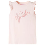 VidaXL Chemise enfant avec volants sur les manches 116 rose tendre