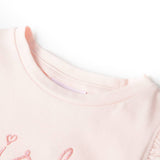 VidaXL Chemise enfant avec volants sur les manches 128 rose tendre
