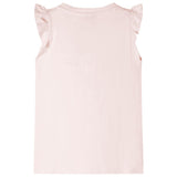 VidaXL Chemise enfant avec volants sur les manches 140 rose tendre