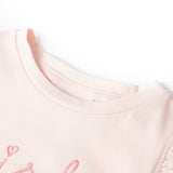 VidaXL Chemise enfant avec volants sur les manches 140 rose tendre