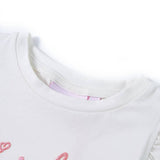 VidaXL Chemise enfant avec volants sur les manches 116 écru