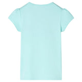 VidaXL Chemise enfant 92 bleu mer clair