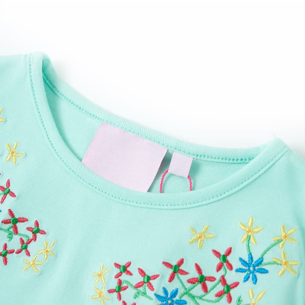 VidaXL Chemise enfant 92 bleu mer clair