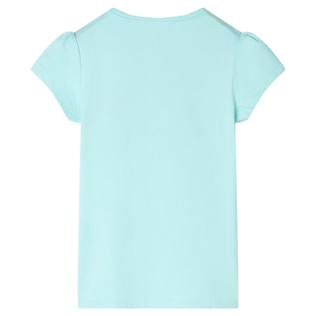 VidaXL Chemise enfant 128 bleu mer clair