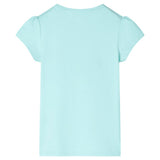 VidaXL Chemise enfant 140 bleu mer clair
