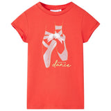 VidaXL Chemise enfant 116 rouge