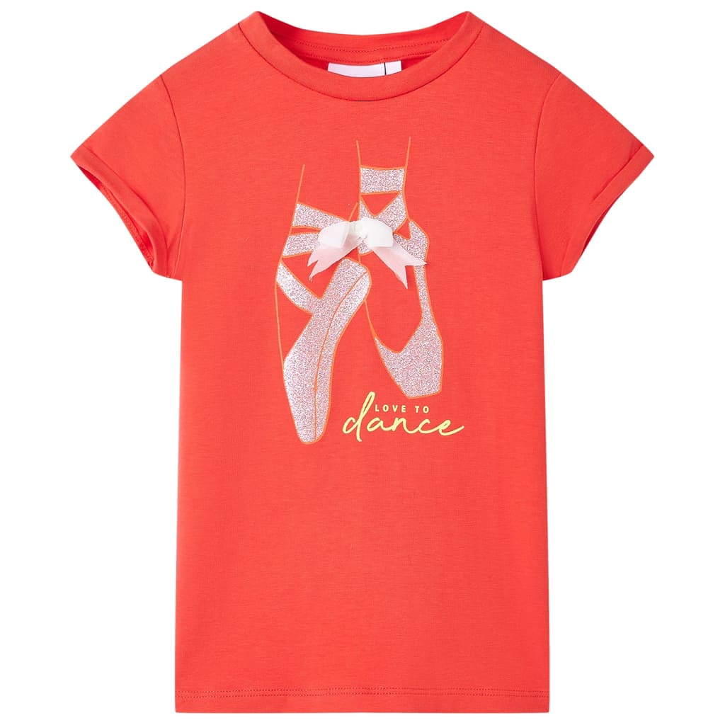 VidaXL Chemise enfant 140 rouge