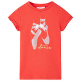 VidaXL Chemise enfant 140 rouge
