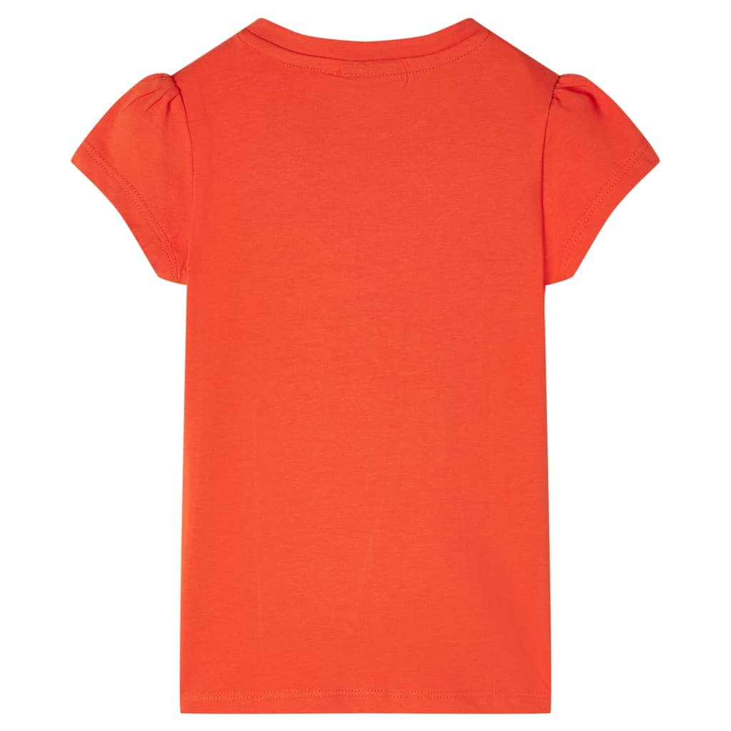 VidaXL Chemise enfant 92 orange foncé