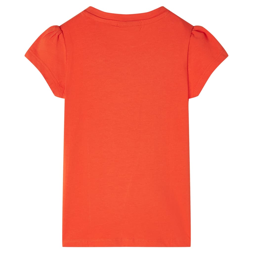 VidaXL Chemise enfant 116 orange foncé