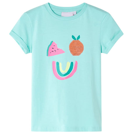 VidaXL Chemise enfant 128 menthe clair