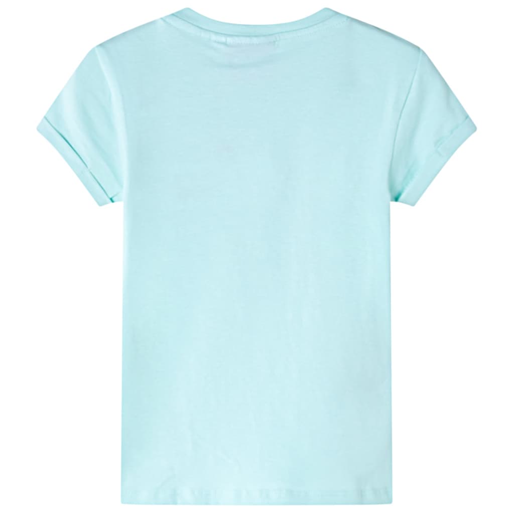 VidaXL Chemise enfant 104 bleu mer clair