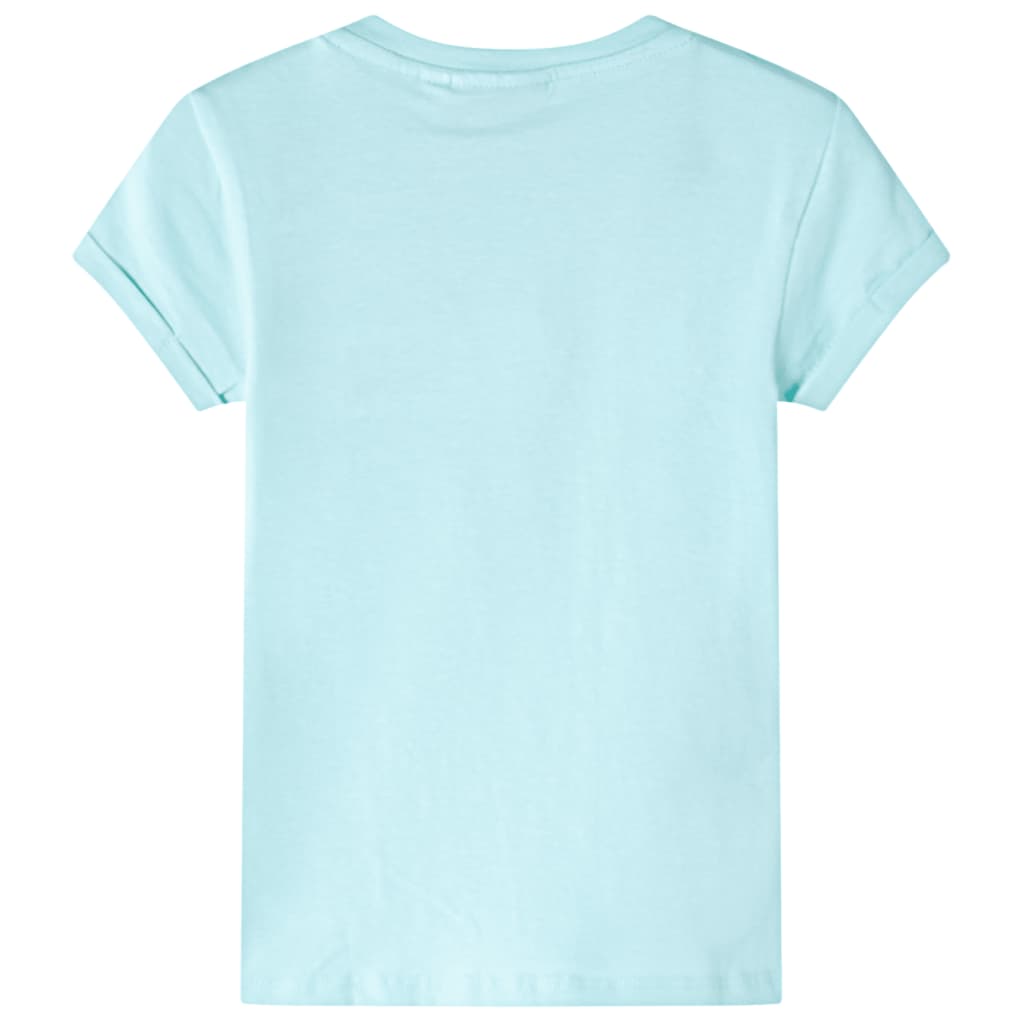VidaXL Chemise enfant 116 bleu mer clair