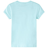 VidaXL Chemise enfant 116 bleu mer clair