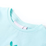 VidaXL Chemise enfant 128 bleu mer clair