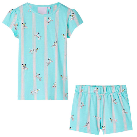 VidaXL Pyjama enfant à manches courtes 104 écru