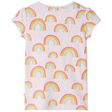VidaXL Pyjama enfant à manches courtes 104 rose tendre