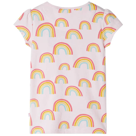 Vidaxl pyjama enfant manches courtes 116 rose tendre