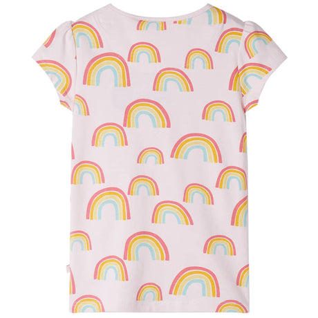 VidaXL Pyjama enfant à manches courtes 140 rose tendre