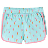 VidaXL Short enfant avec cordon de serrage 92 menthe clair