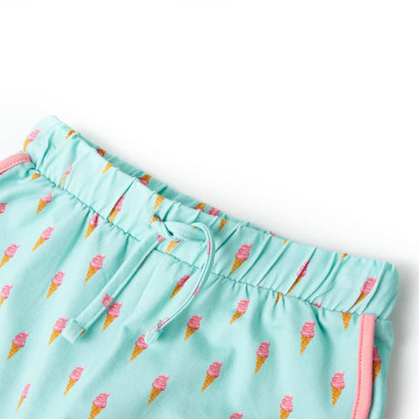 VidaXL Short enfant avec cordon de serrage 104 menthe clair